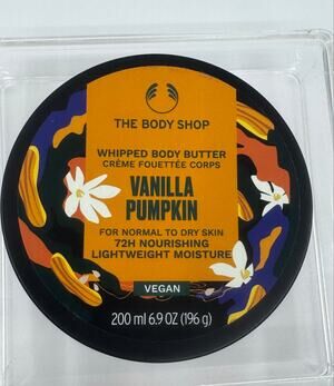 Rare! The Body Shop Vanilla Pumpkin Whipped Body Butter 200ml